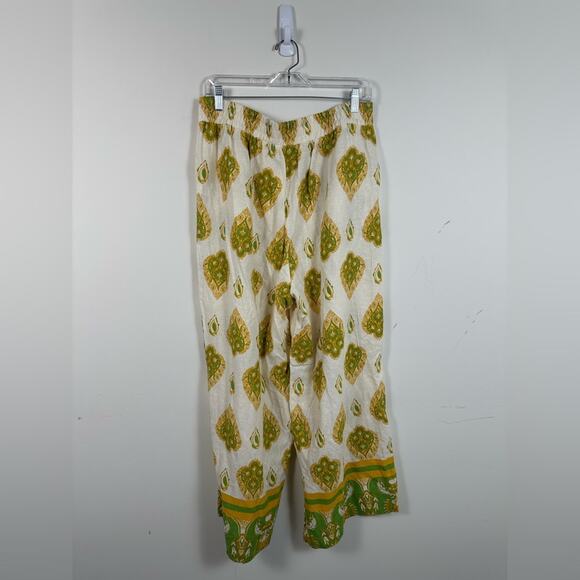 NWT Haute Hippie Linen Blend Short Sleeve and Wide Leg Set Size Large - Picture 5 of 16